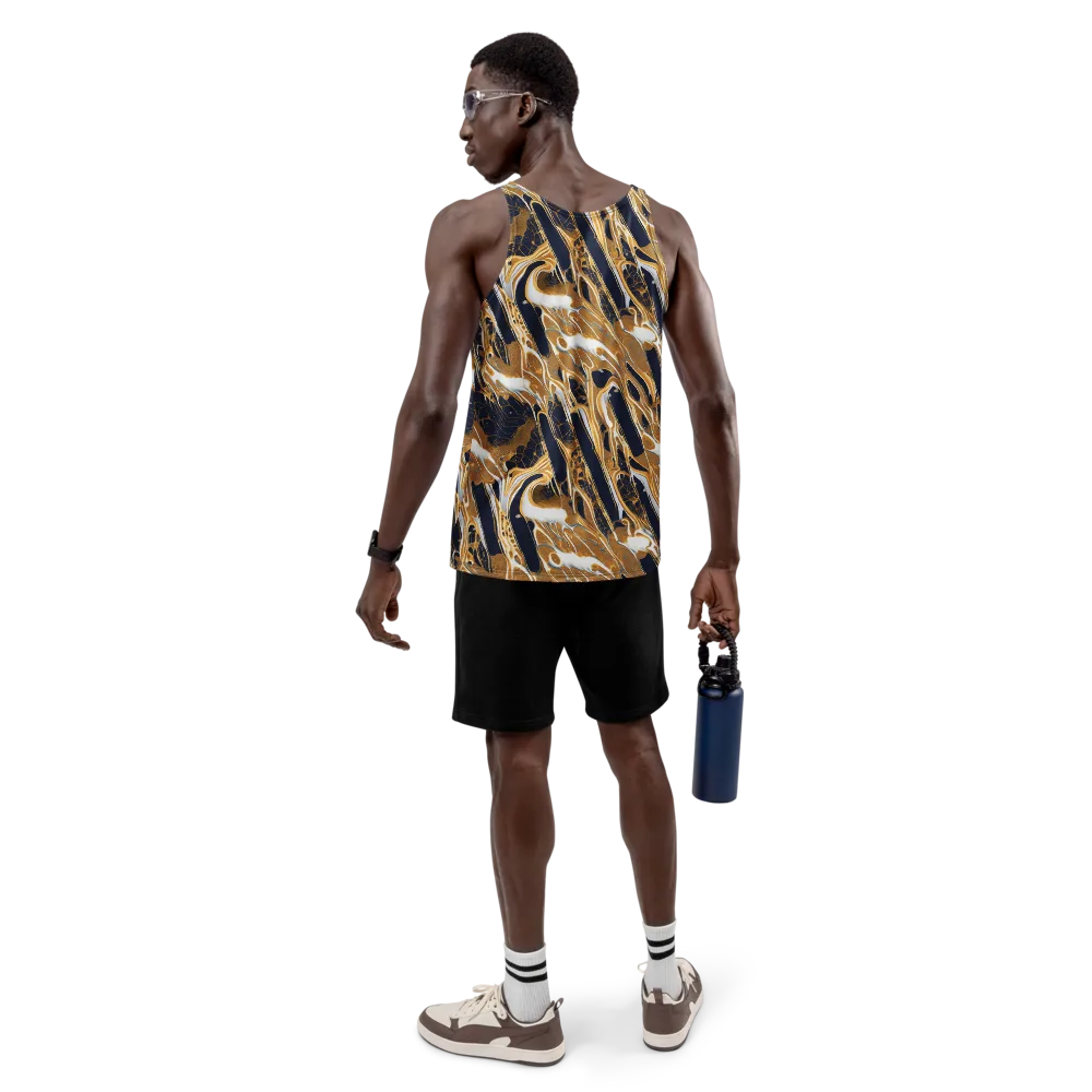 Molten Filigree on Men's Tank Top — Back