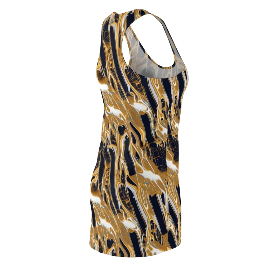 Molten Filigree on Racerback Dress — Back Side
