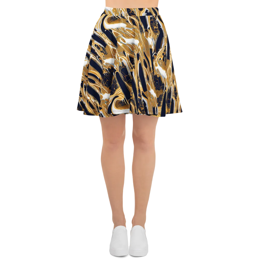 Molten Filigree on Skater Skirt — Front
