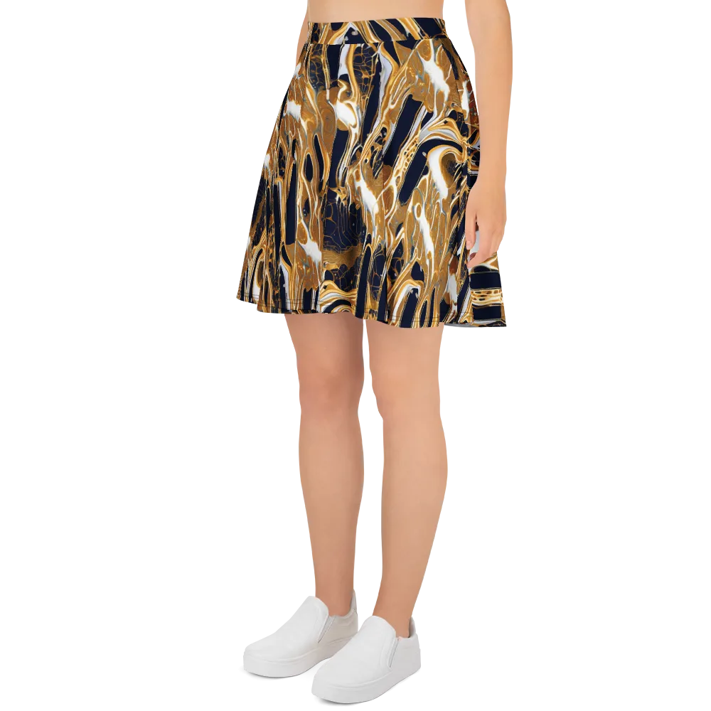 Molten Filigree on Skater Skirt — Left