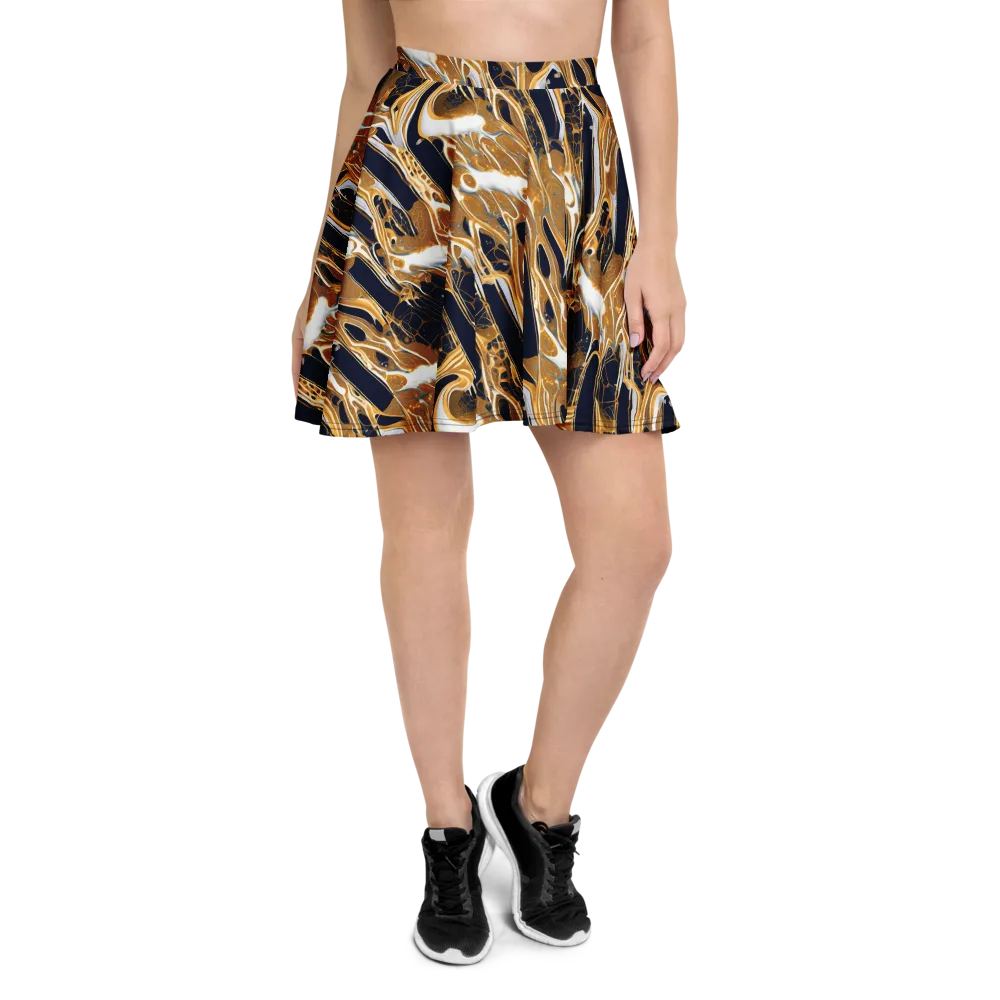 Molten Filigree on Skater Skirt — Front