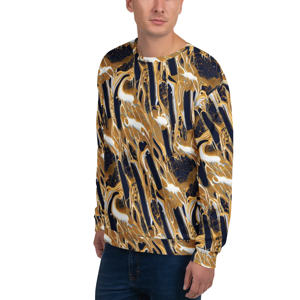 Molten Filigree on Sweatshirt — Left Front