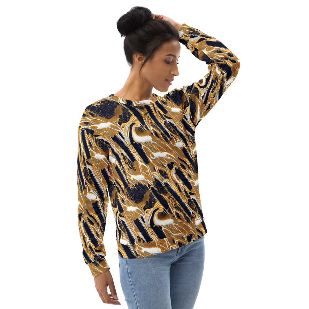 Molten Filigree on Sweatshirt — Right Front