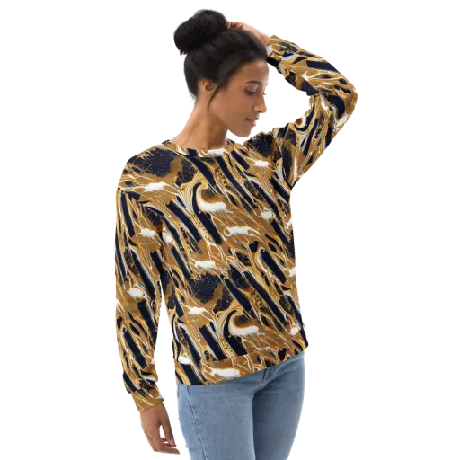 Molten Filigree on a Sweatshirt