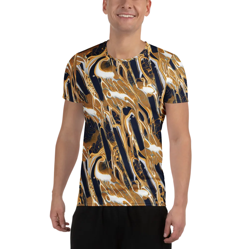Molten Filigree on Men's Athletic T-Shirt — Front