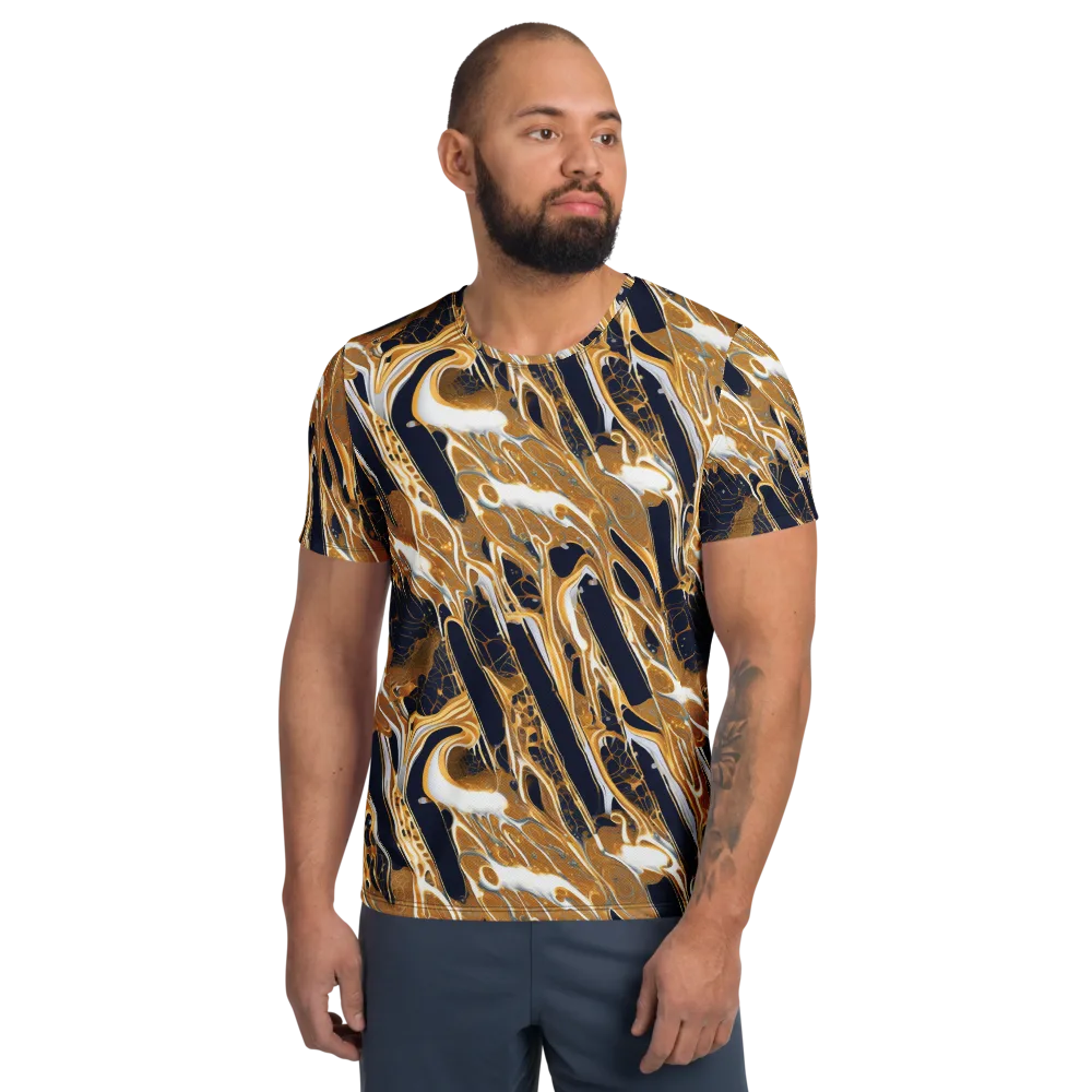 Molten Filigree on Men's Athletic T-Shirt — Front