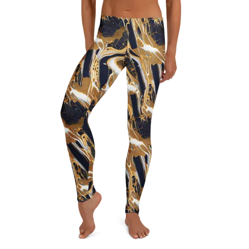 Molten Filigree on a Leggings