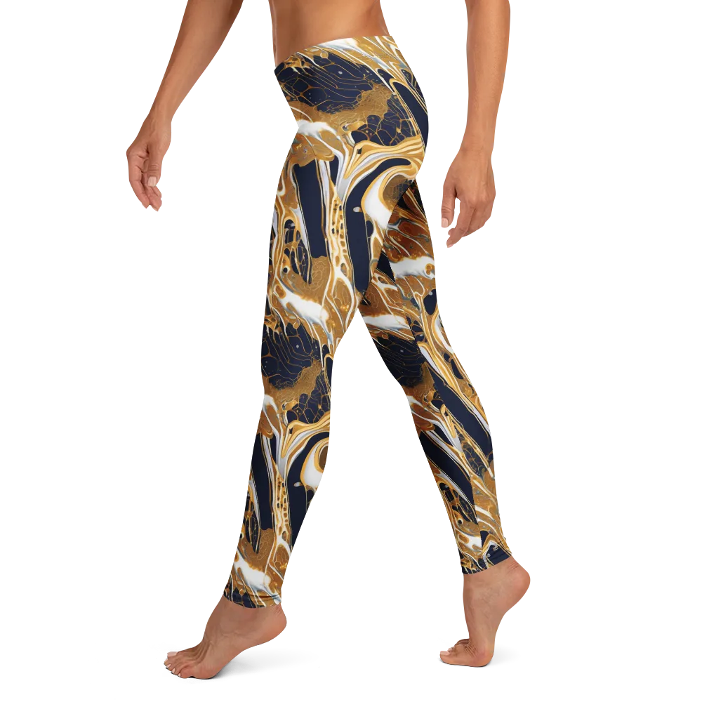 Molten Filigree on Leggings — Left