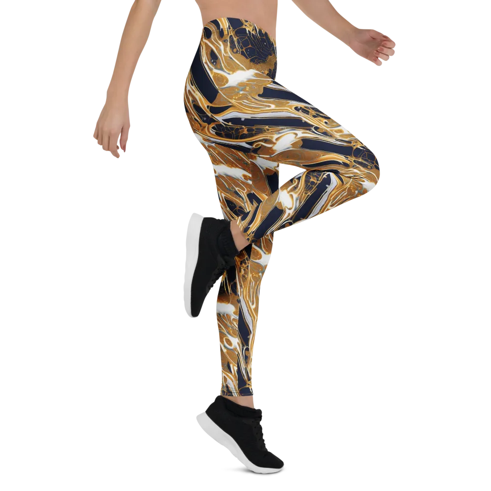 Molten Filigree on Leggings — Right