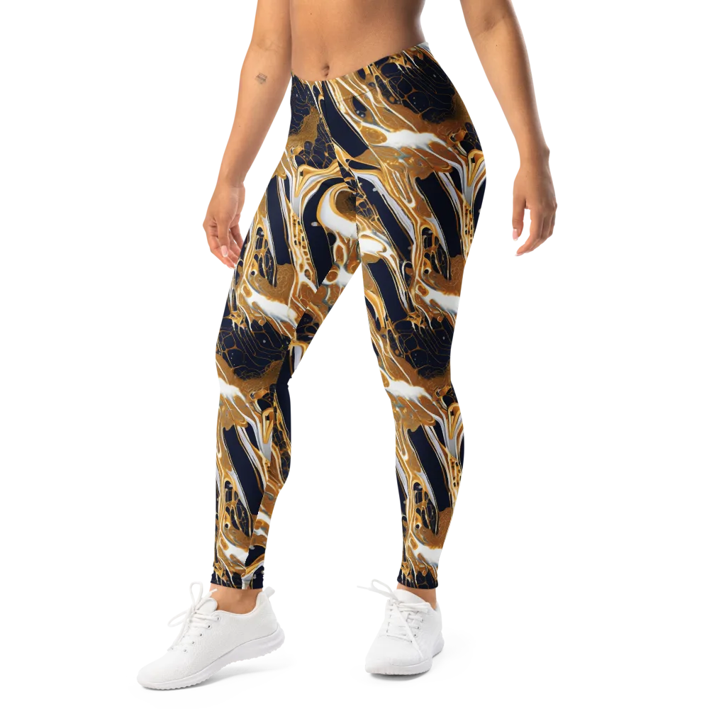 Molten Filigree on Leggings — Left Front