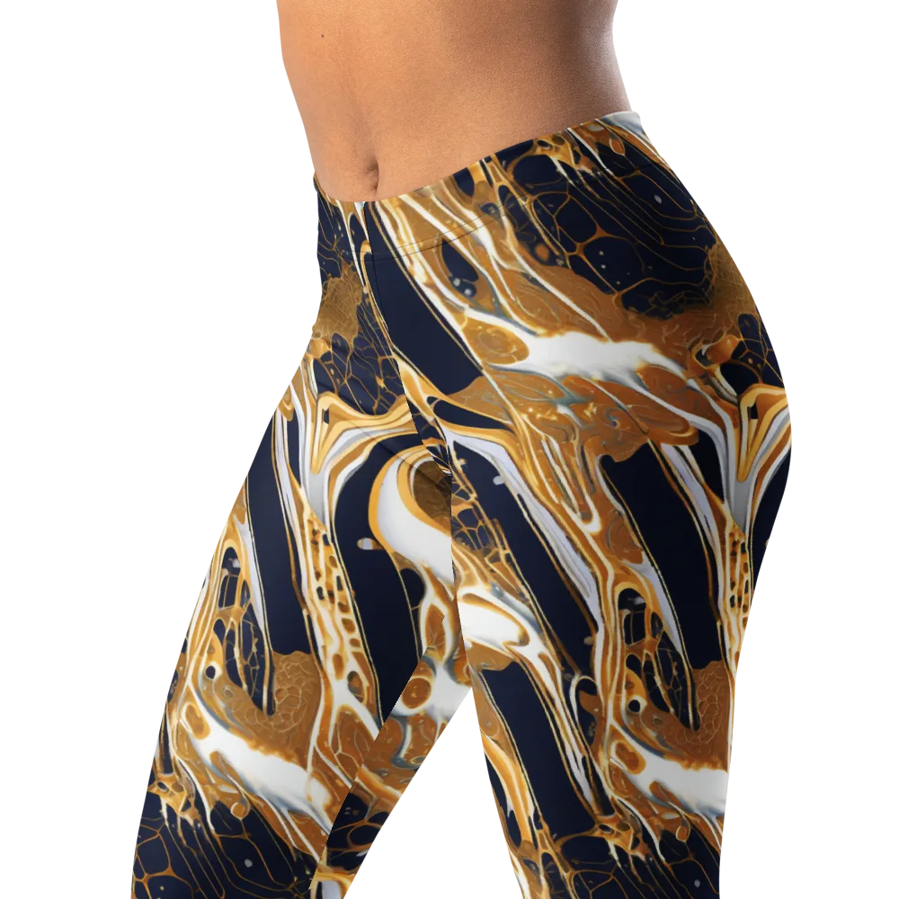 Molten Filigree on Leggings — Left Front