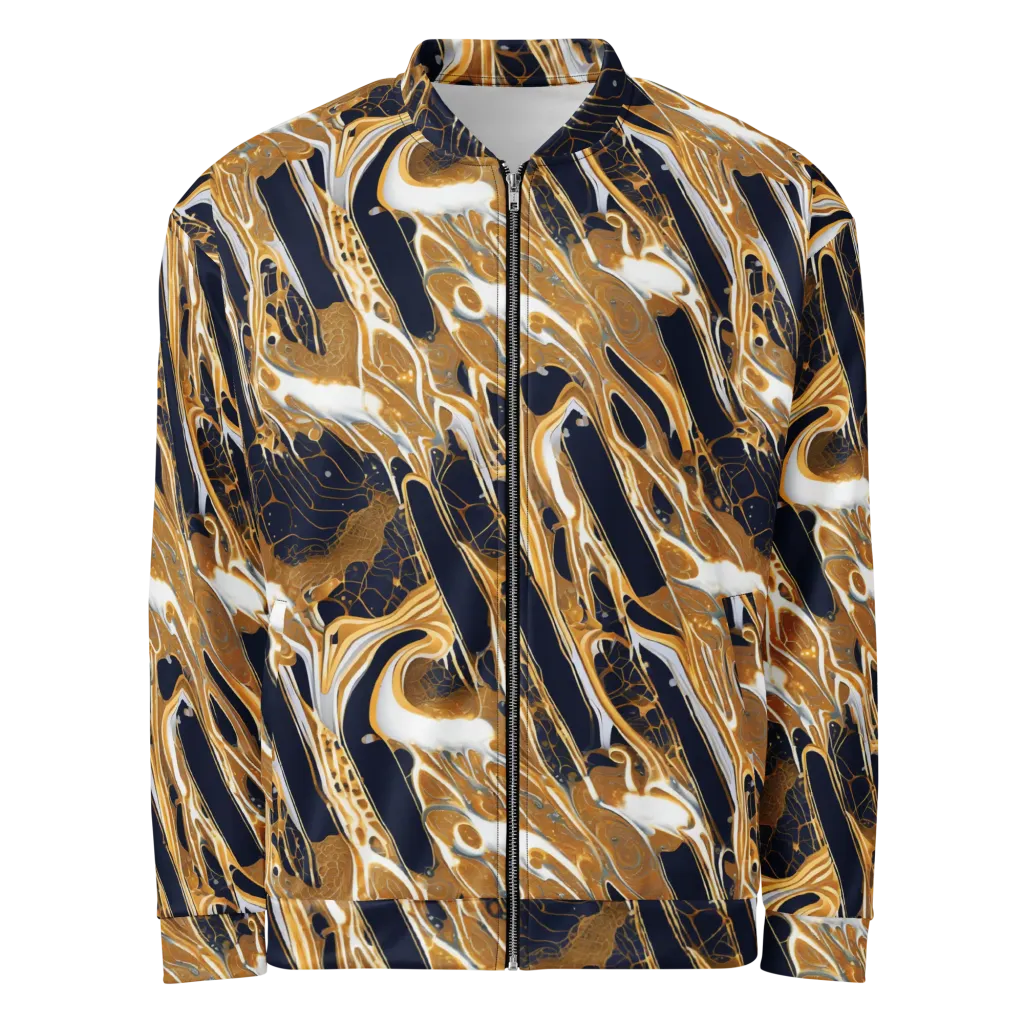 Molten Filigree on Bomber Jacket — Front