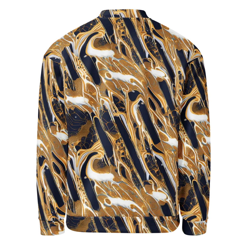 Molten Filigree on Bomber Jacket — Back