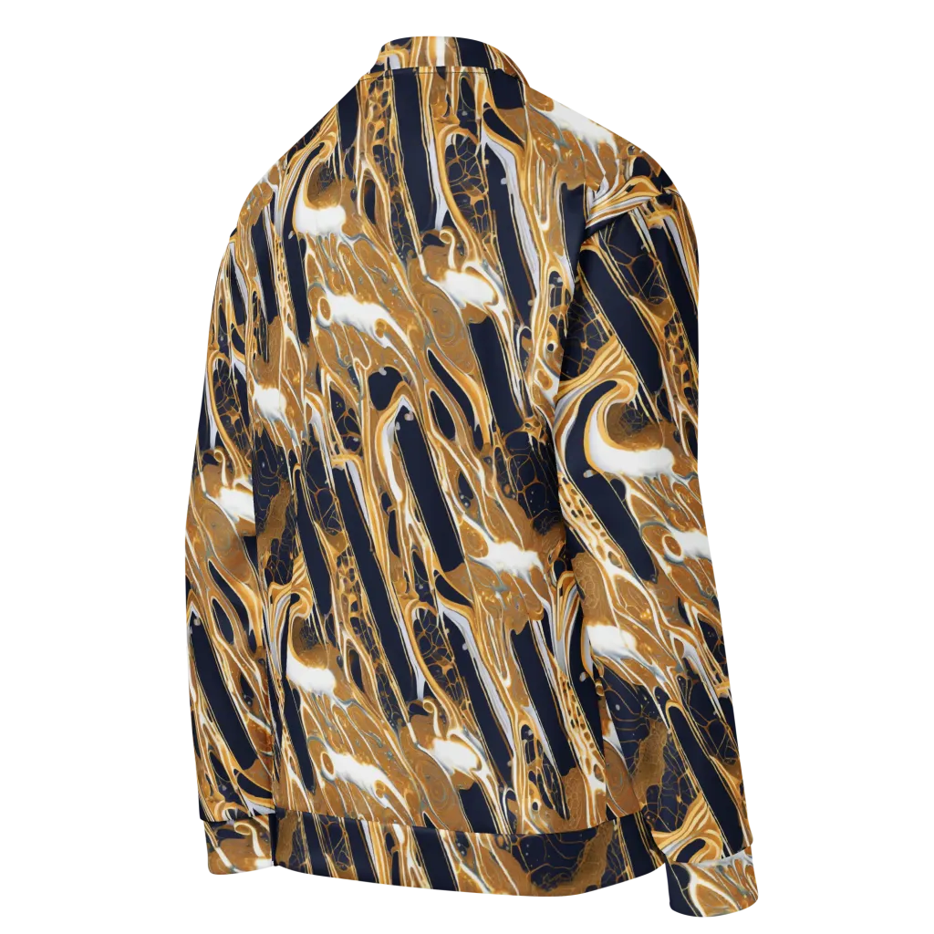Molten Filigree on Bomber Jacket — Right Back
