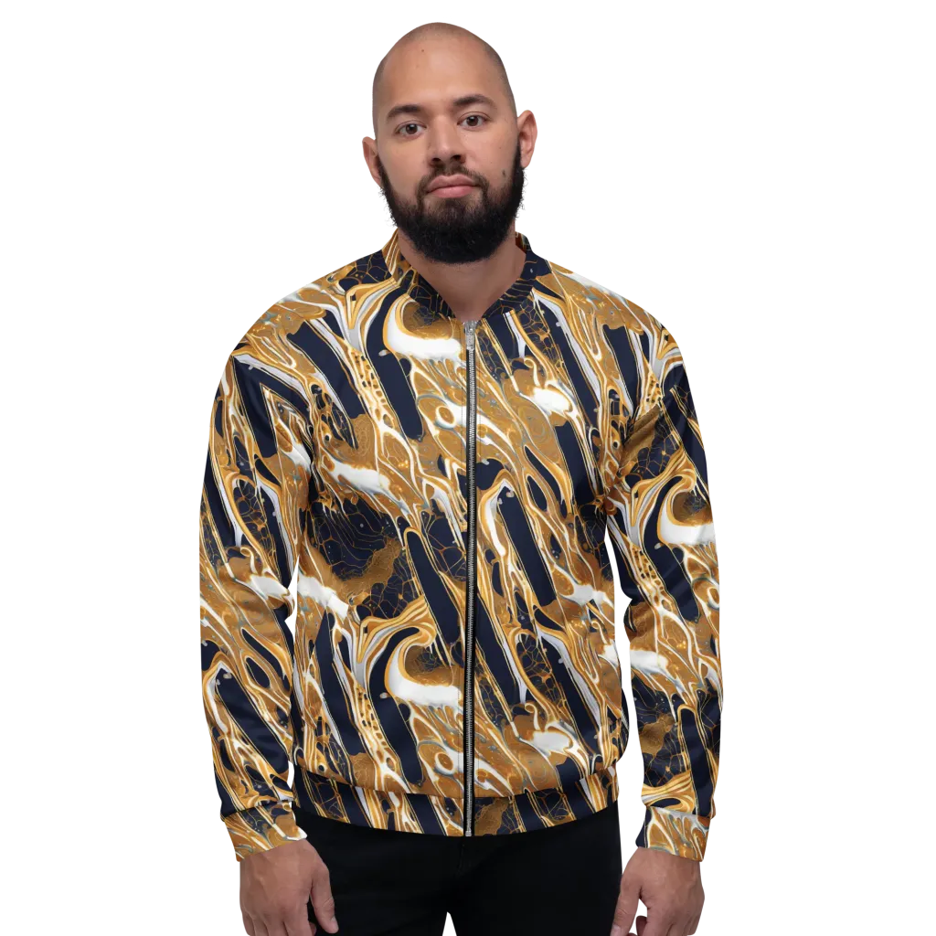Molten Filigree on Bomber Jacket — Front
