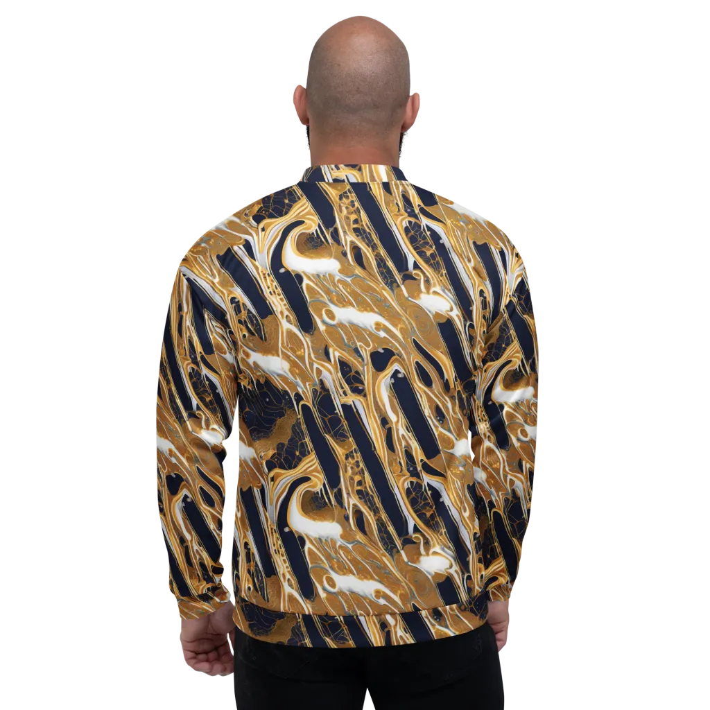 Molten Filigree on Bomber Jacket — Back
