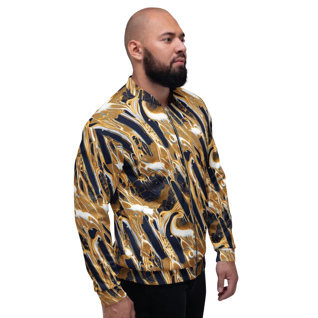 Molten Filigree on Bomber Jacket — Right
