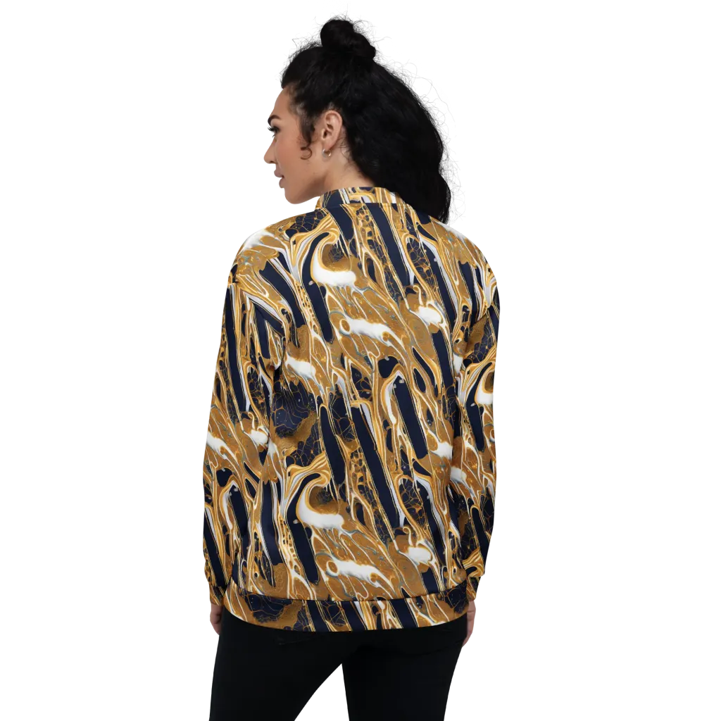 Molten Filigree on Bomber Jacket — Back