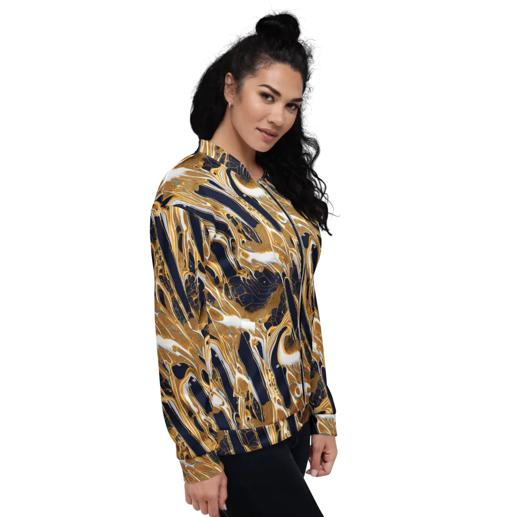 Molten Filigree on Bomber Jacket — Right