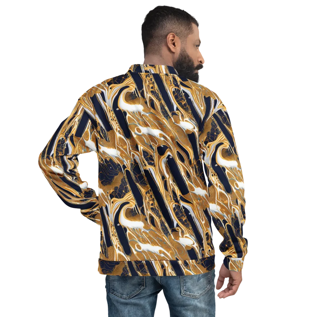 Molten Filigree on Bomber Jacket — Back