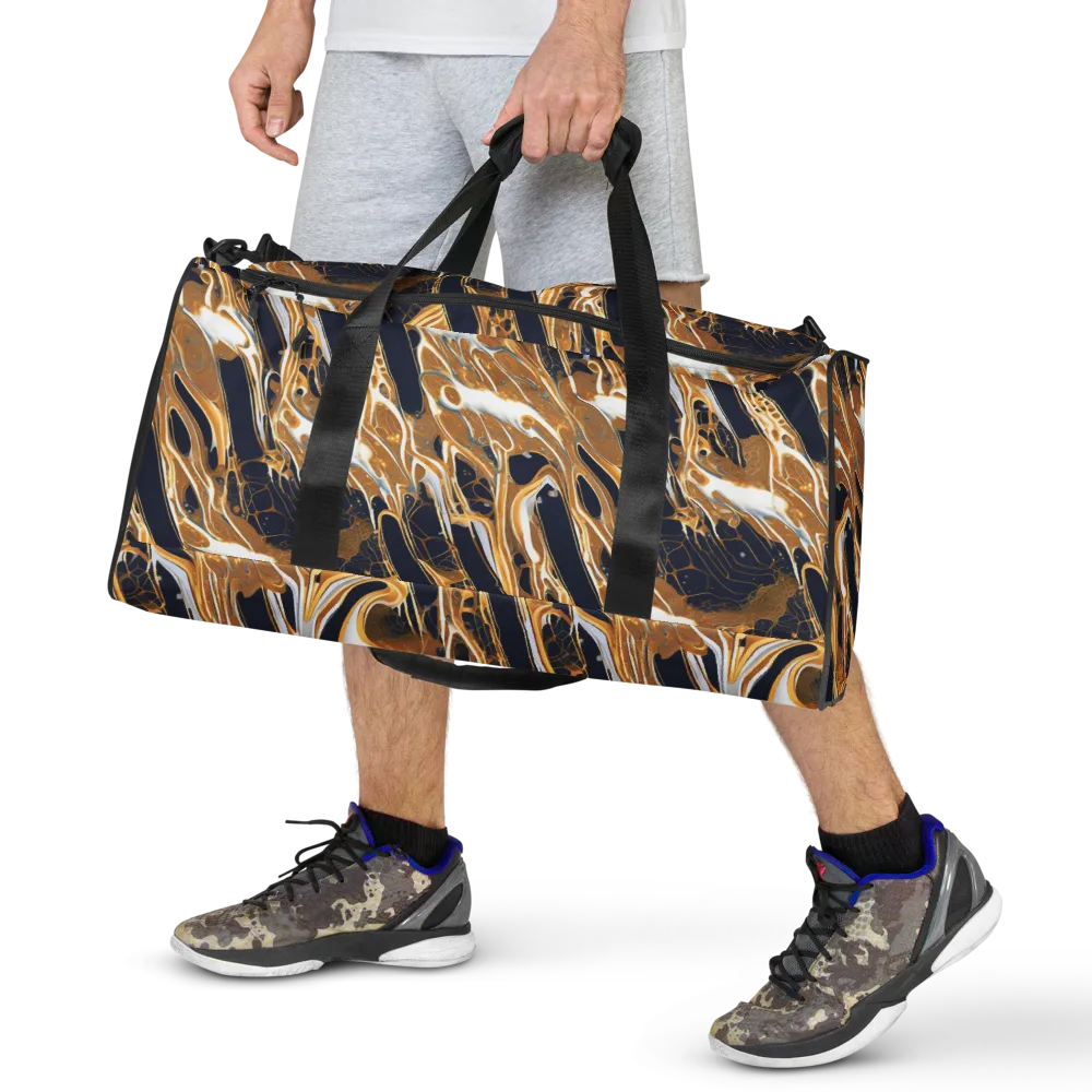 Molten Filigree on Duffle Bag — Front