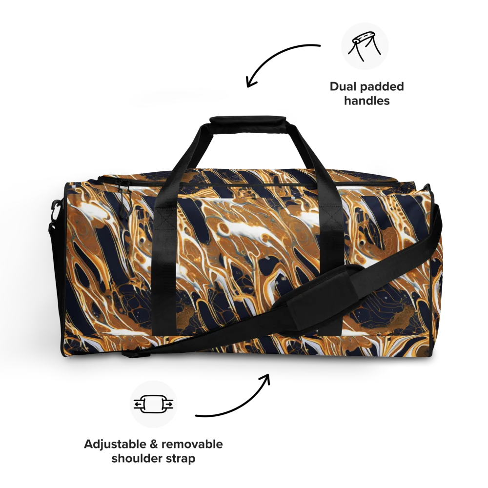 Molten Filigree on Duffle Bag — Front