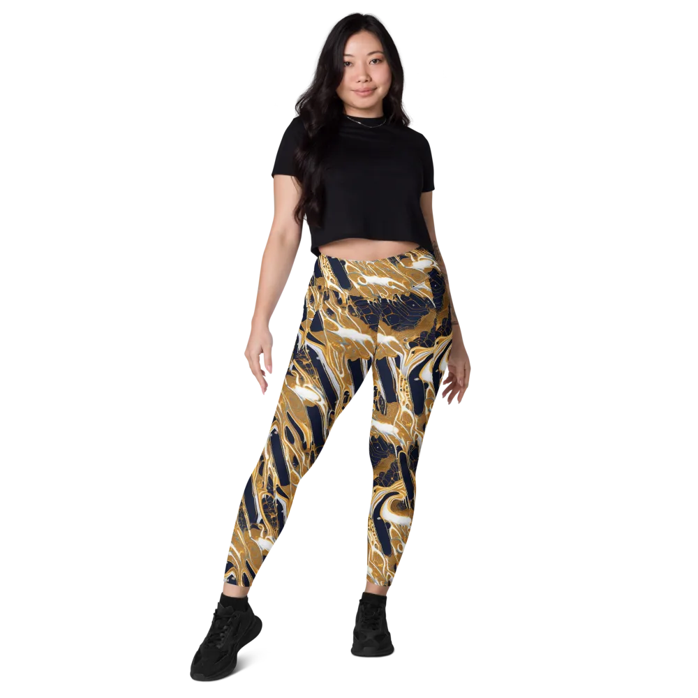 Molten Filigree on Leggings with Pockets — Front