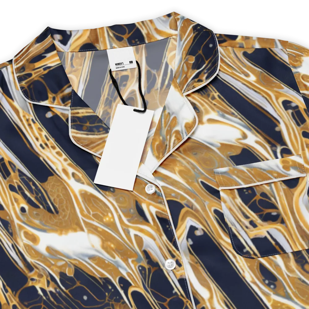 Molten Filigree on Women's Short Sleeve Pajama Top — Product details