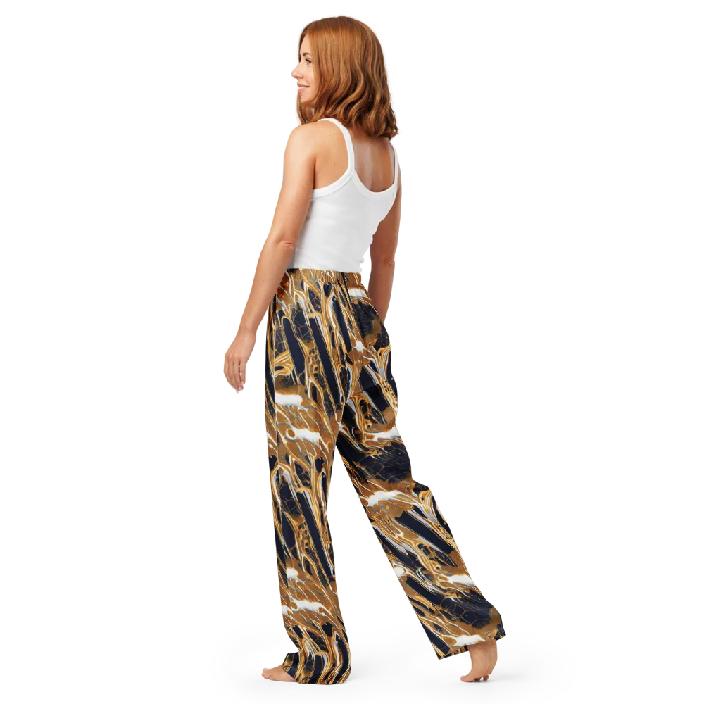 Molten Filigree on Women's Pajama Pants — Back