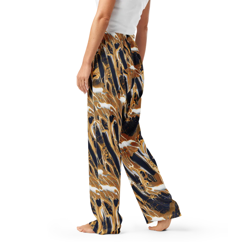 Molten Filigree on Women's Pajama Pants — Left