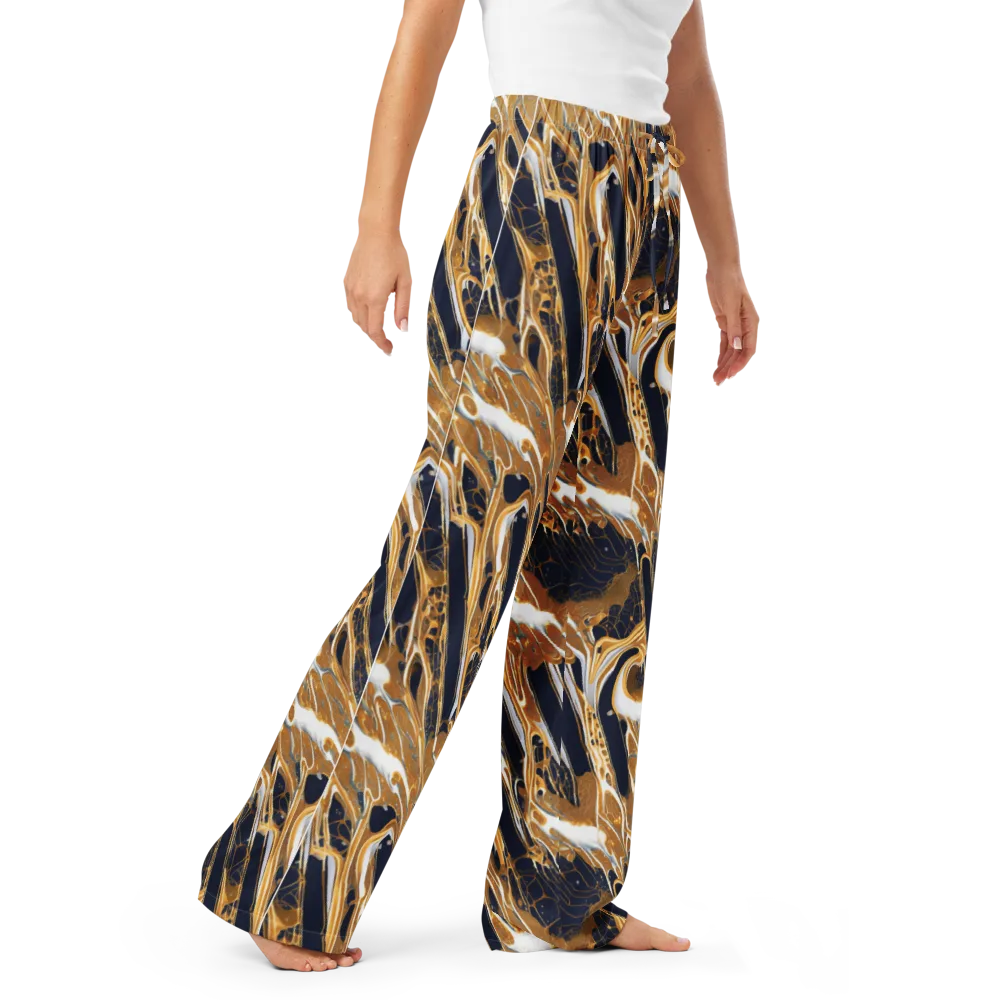 Molten Filigree on Women's Pajama Pants — Right Front