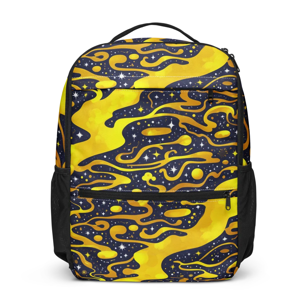 Gold Nebula on Utility Backpack — Front
