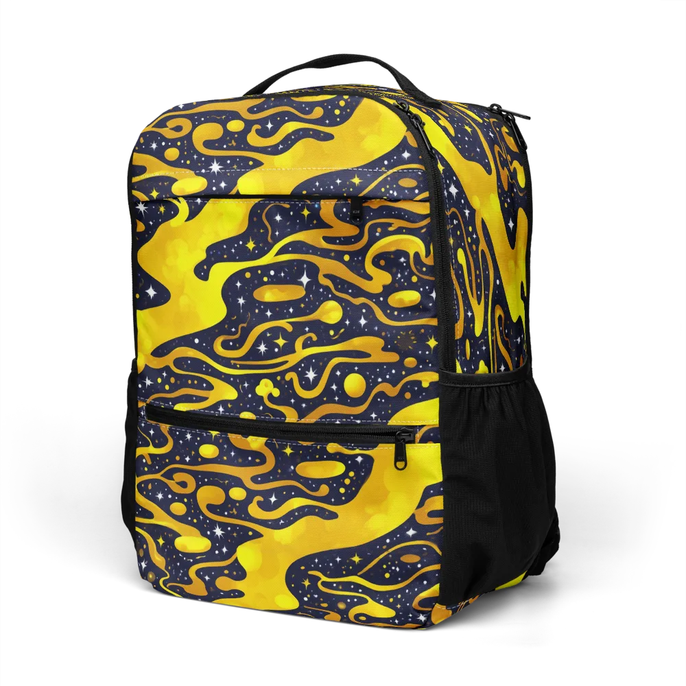 Gold Nebula on Utility Backpack — Left Front