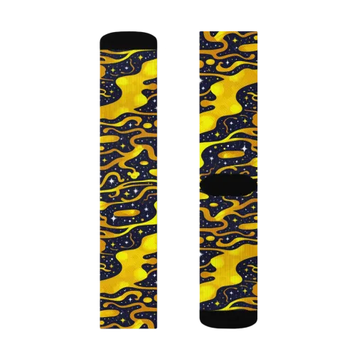 Gold Nebula on a Socks