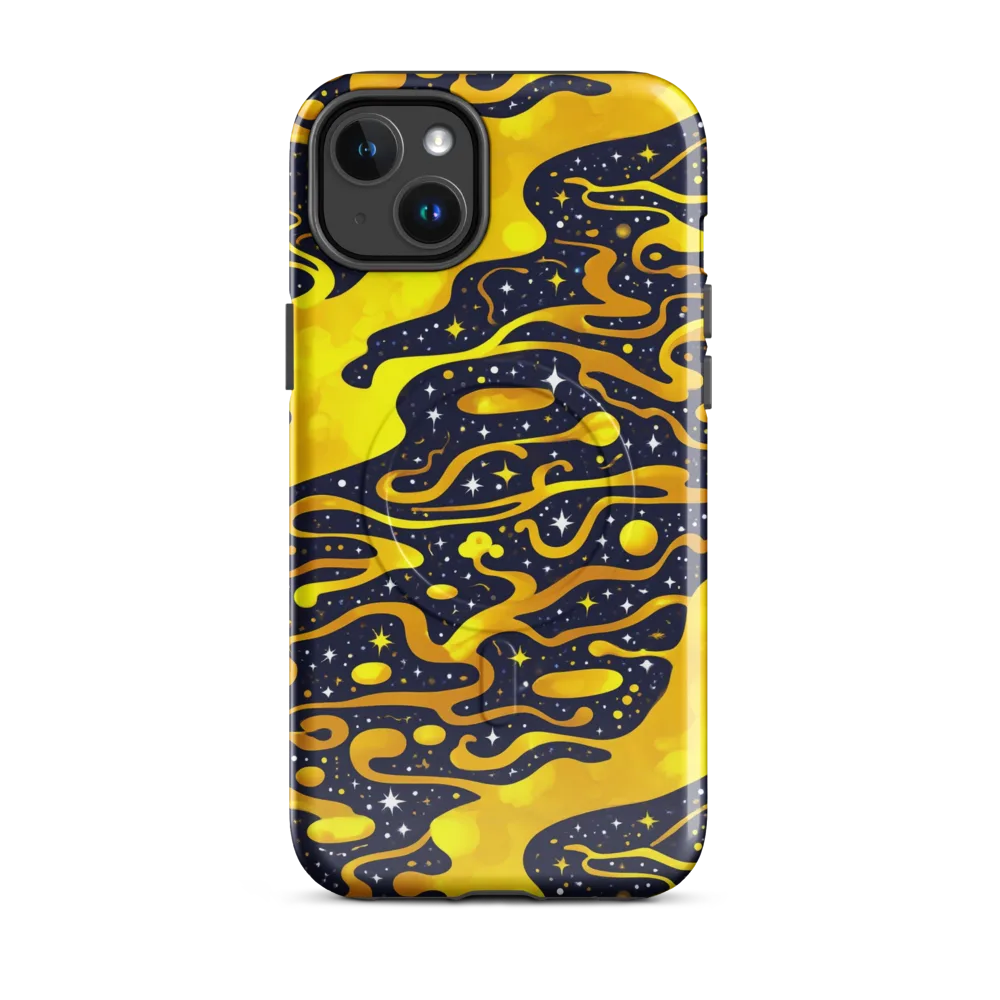 Gold Nebula on MagSafe Tough Case for iPhone® — Front