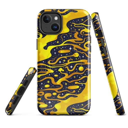 Gold Nebula on a MagSafe Tough Case for iPhone®