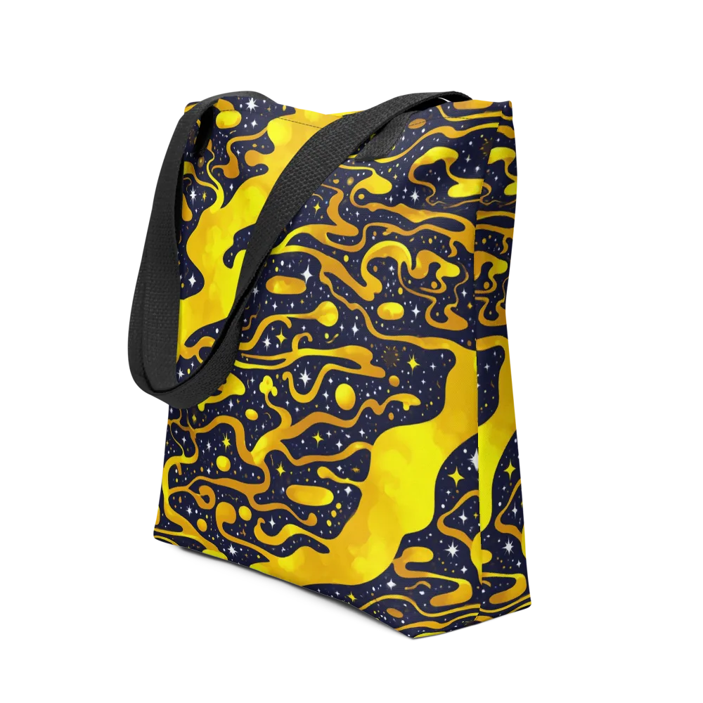 Gold Nebula on Tote Bag — Front