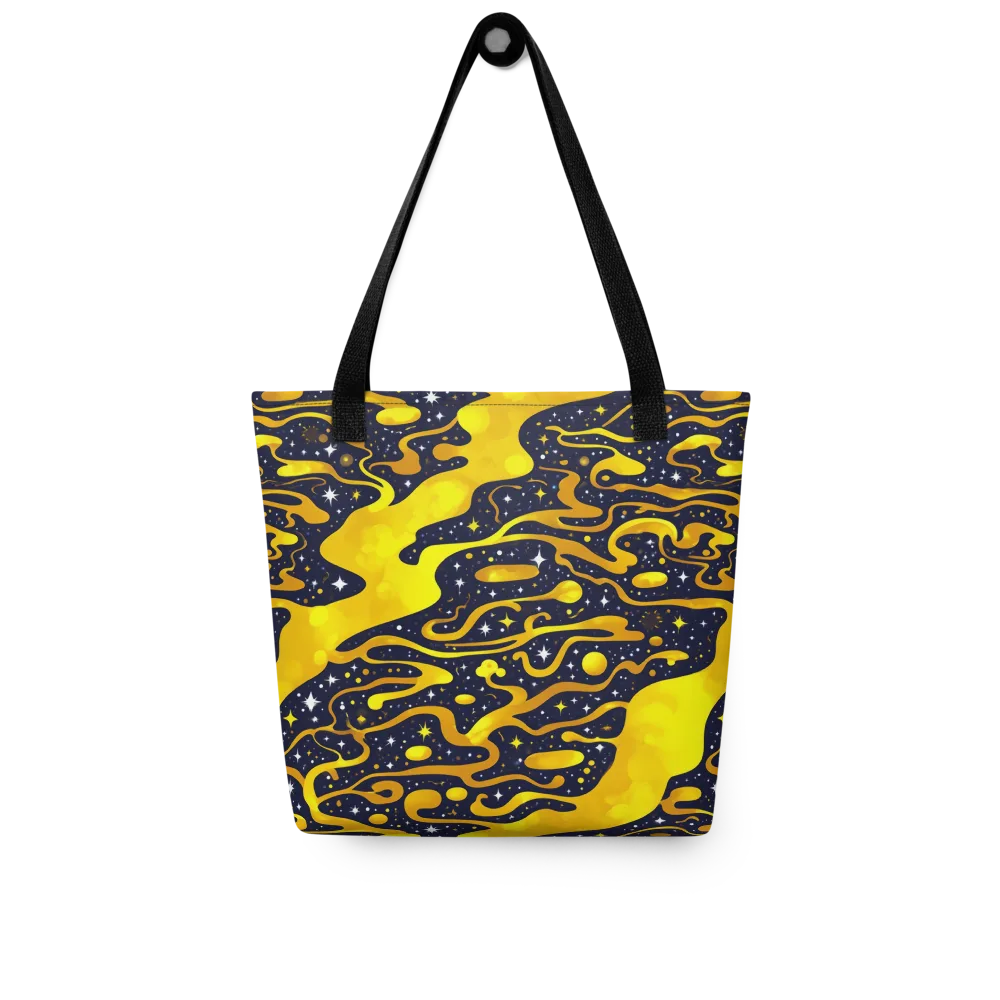 Gold Nebula on Tote Bag — Front