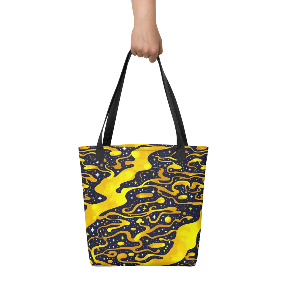 Gold Nebula on Tote Bag — Front