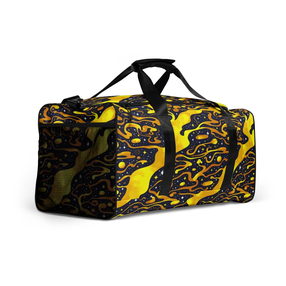 Gold Nebula on Duffle Bag — Right Front