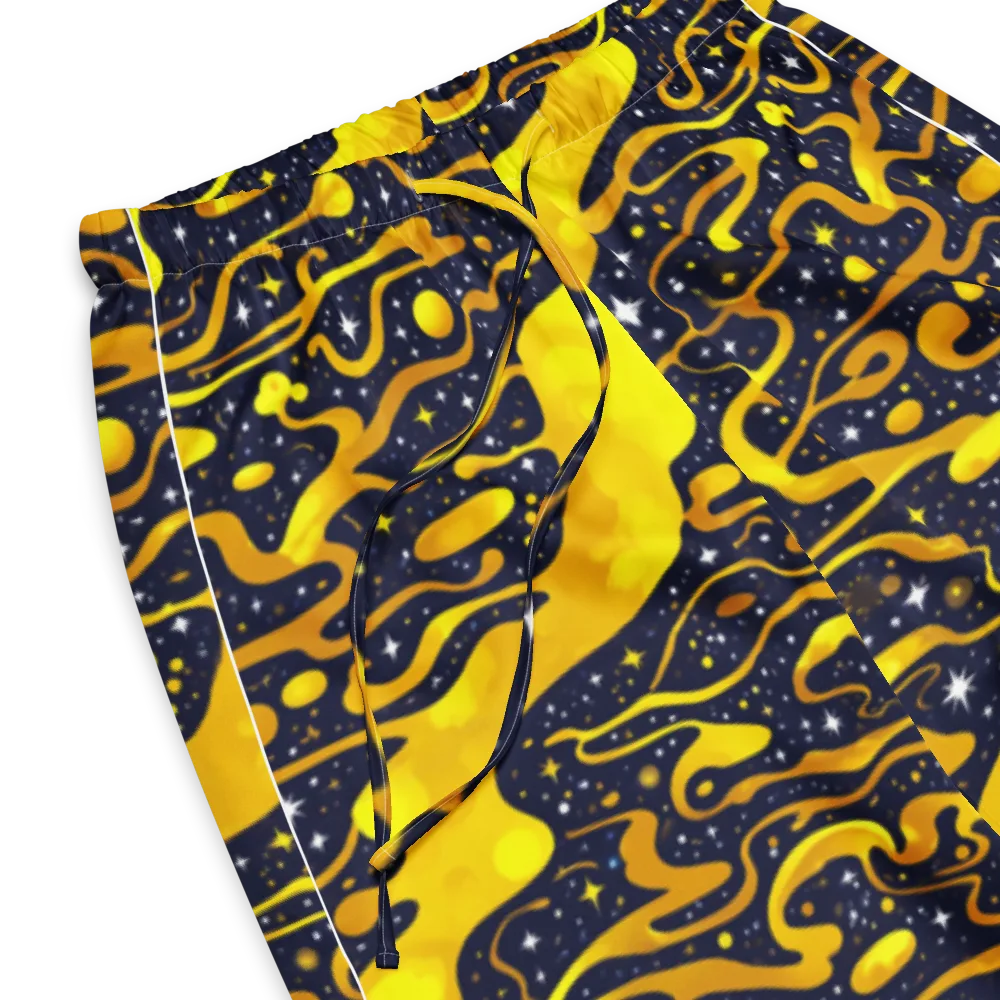 Gold Nebula on Women's Pajama Pants — Product details
