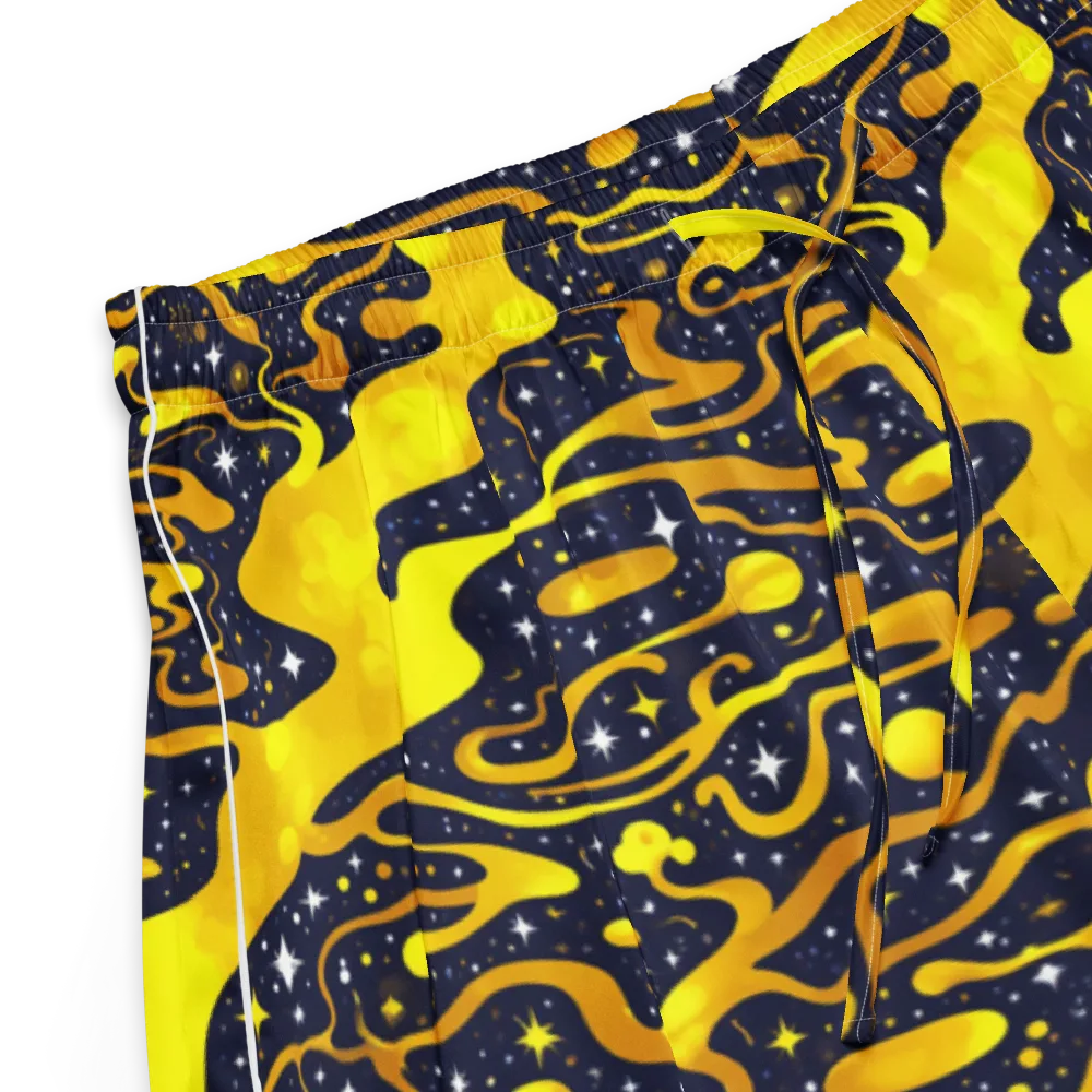 Gold Nebula on Women's Pajama Shorts — Product details