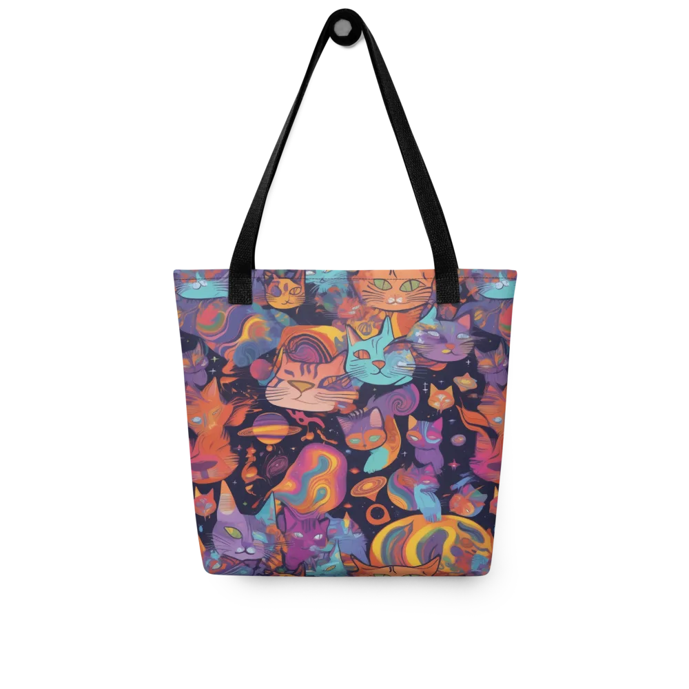 Cosmic Cat Parade on Tote Bag — Front