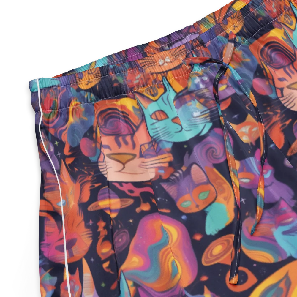 Cosmic Cat Parade on Women's Pajama Shorts — Product details