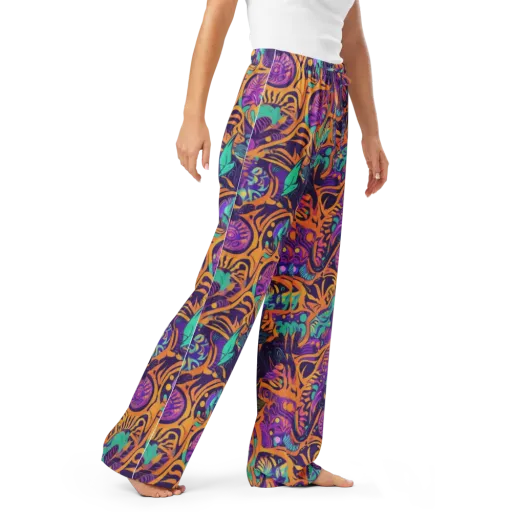 Midnight Mews on a Women's Pajama Pants