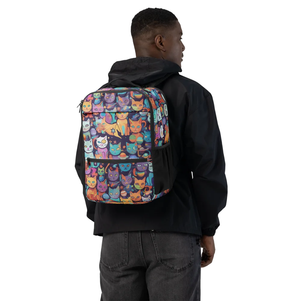 Nebula Whiskers on Utility Backpack — Back