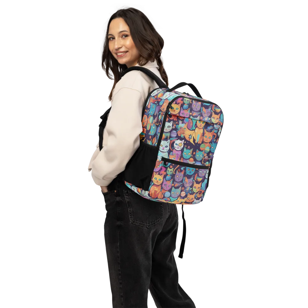 Nebula Whiskers on Utility Backpack — Back