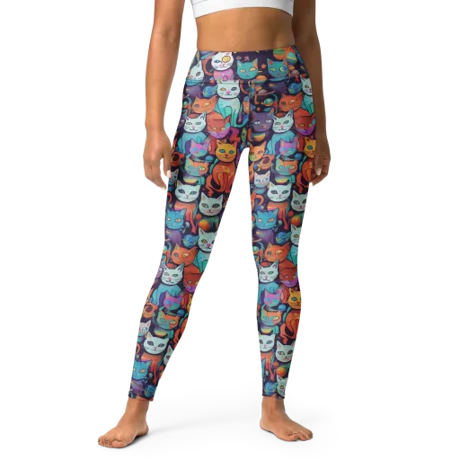 Nebula Whiskers on a Yoga Leggings
