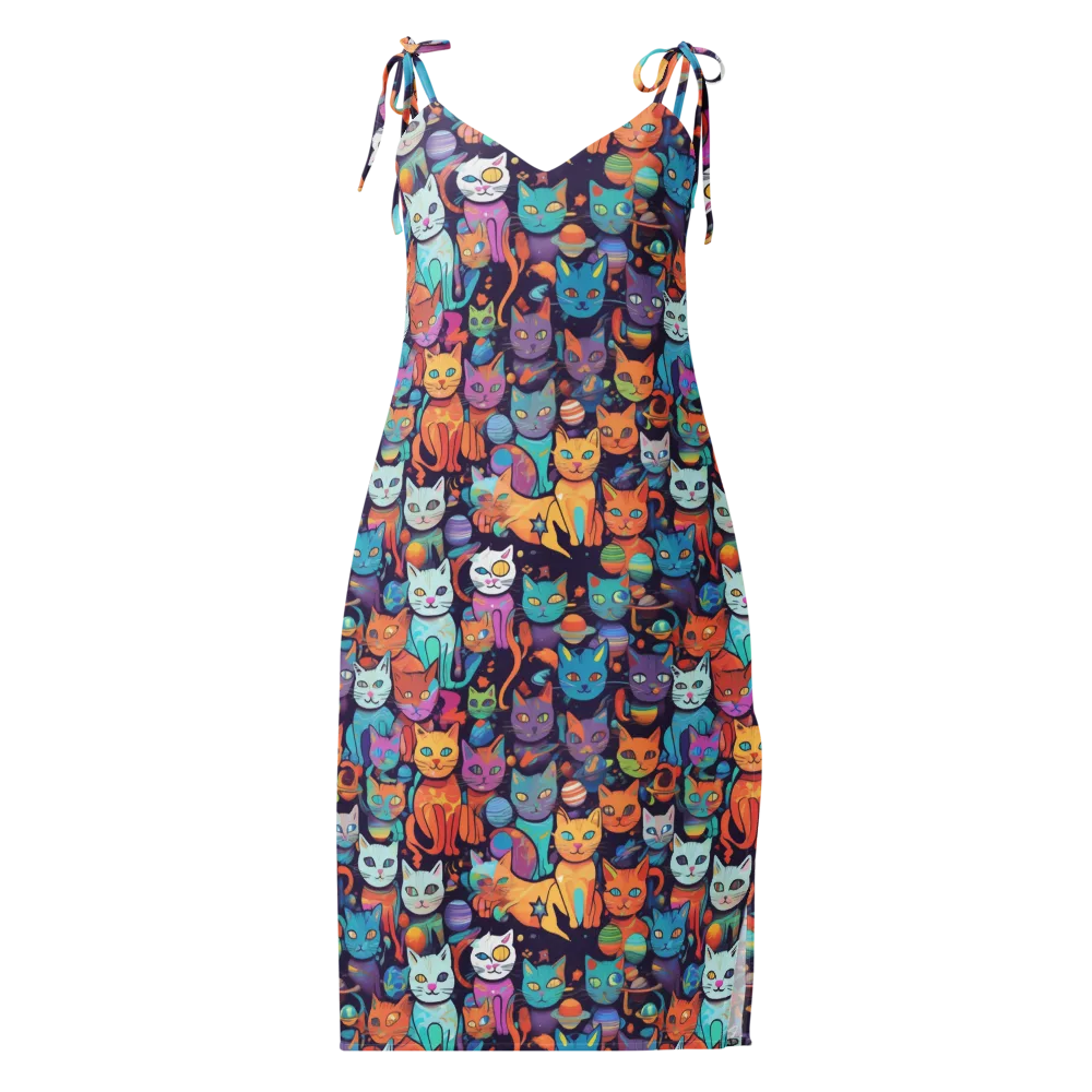 Nebula Whiskers on Slip Dress — Front