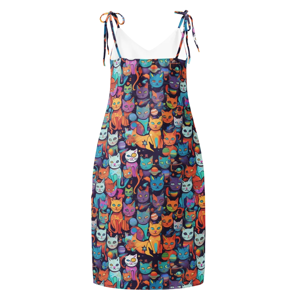 Nebula Whiskers on Slip Dress — Back